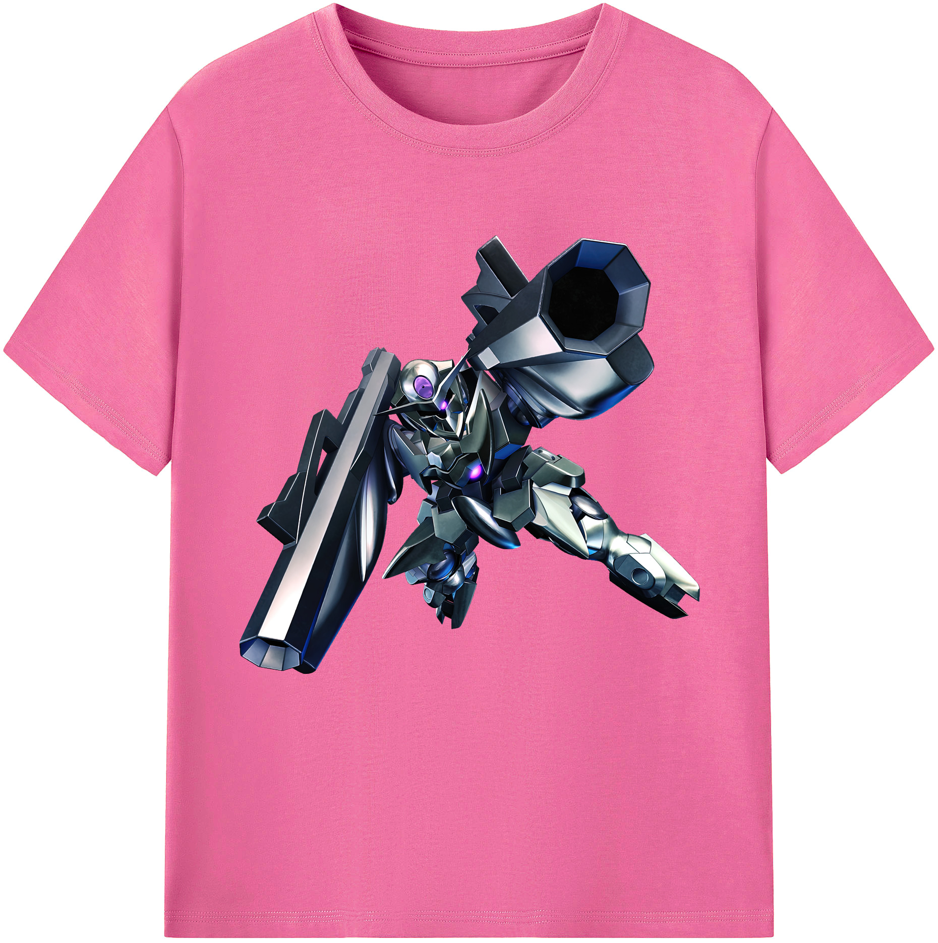 （画像用） 機動戦士ガンダム Mobile Suit Gundam レディースカジュアルプリントTシャツ（綿100％）